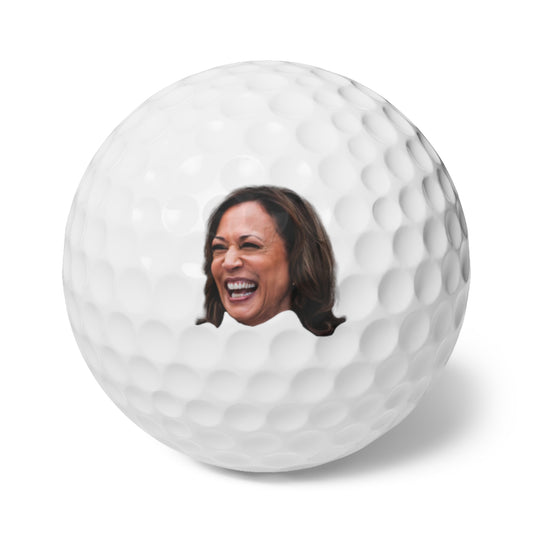 Kamala Kackle Golf Balls, 6pcs