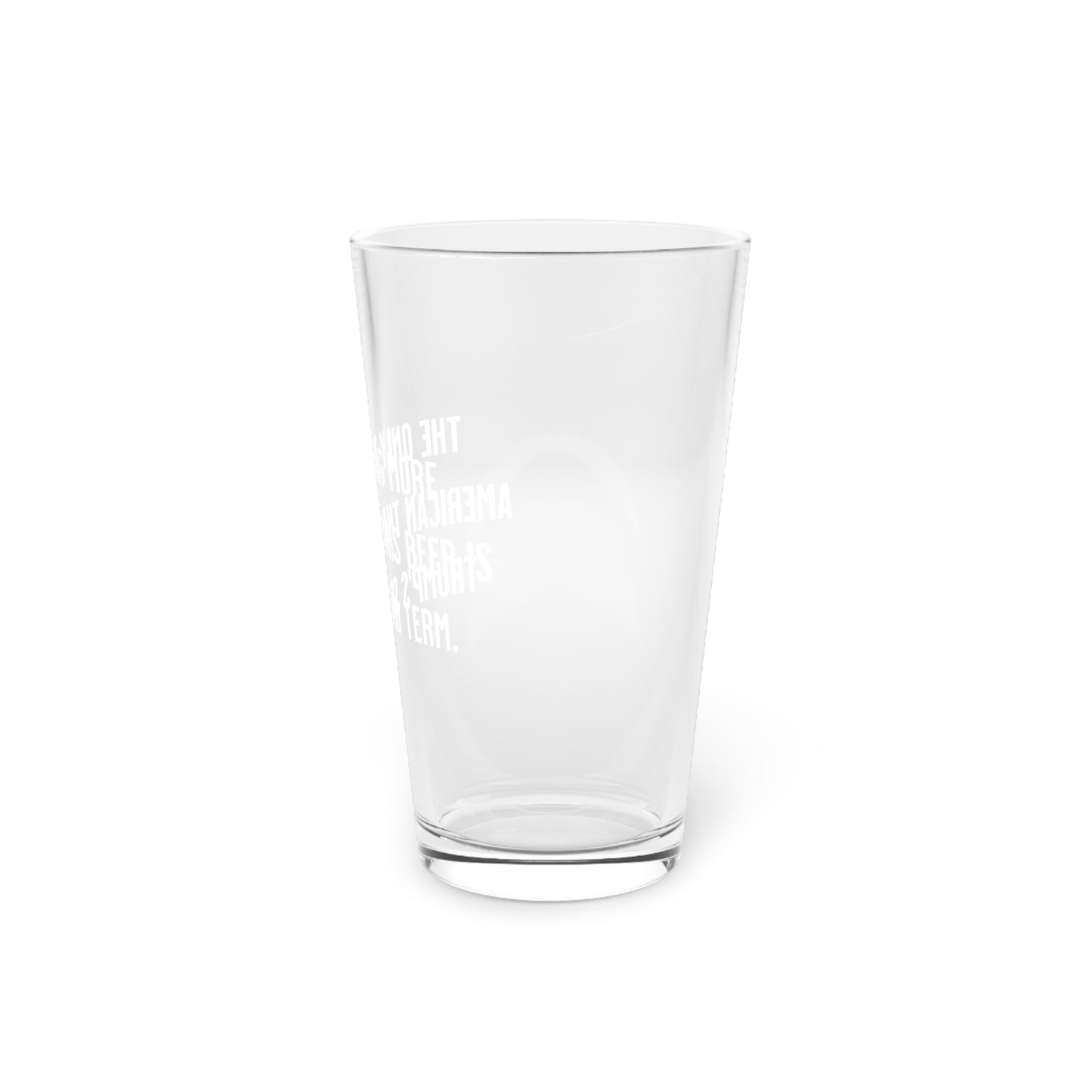 Men's Funny Pint Glass, 16oz