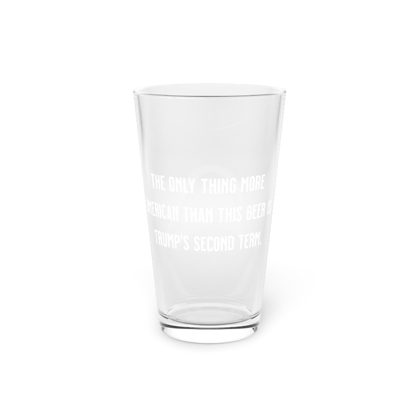 Men's Funny Pint Glass, 16oz